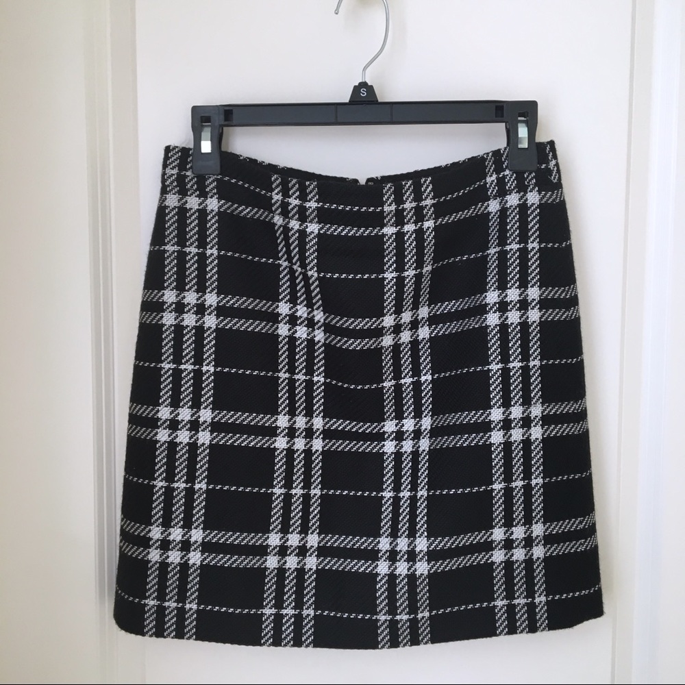 [Sold] J. Crew Black and White Plaid Shirt Size 2